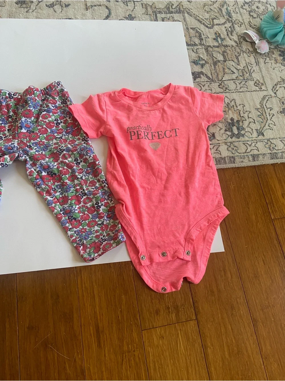 Bundle of Carter's Girls’ 3 Top’s and 3 bottoms that makes 3 complete outfits